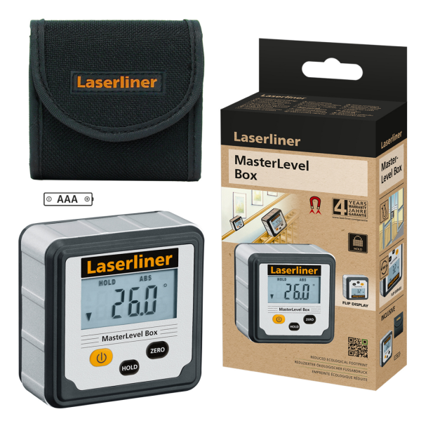 Laserliner MasterLevel Box Digitale Waterpas In Tas - Magnetisch - 59mm - Detailed view of the product