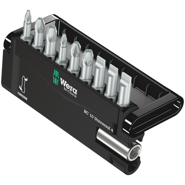 Wera 5056159001 10-delige Bit-Check Universal Bitset
