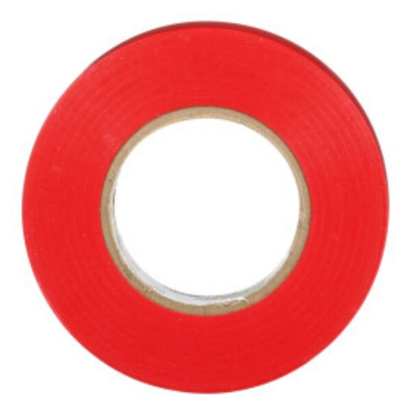 3M 165 Temflex Vinyl Isolatietape Rood - 20m X 19mm - Detailed view of the product