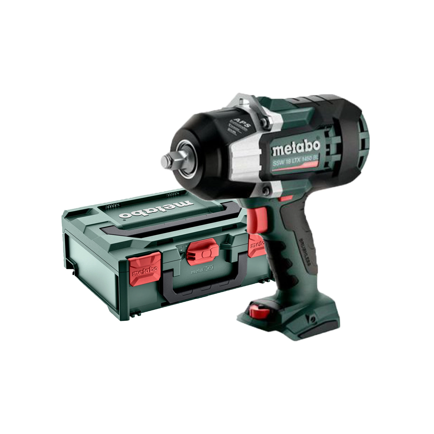 Metabo SSW 18 LTX 1450 BL Body 18V Li-ion Accu Slagmoersleutel Body In MetaBOX