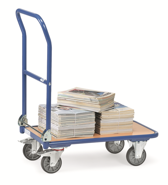 Fetra 1154 Opklapbare Magazijnwagen - Laadvlak 900x600mm - Detailed view of the product