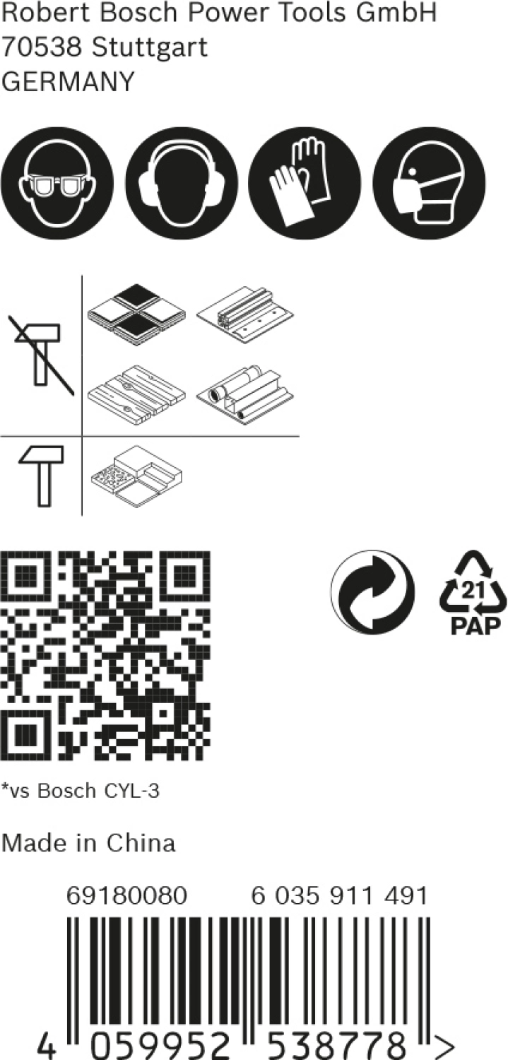 Bosch 2608900584 EXPERT 3-delige HEX-9 MultiConstruction Borenset - 5/6/8mm thumbnail 3