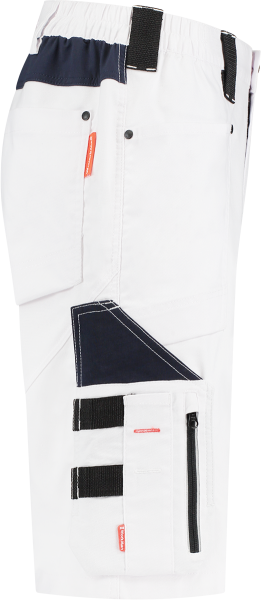 Workman 9003 STRETCH Bermuda Werkbroek - Wit / Navy - Maat 48 (33/32) - Detailed view of the product