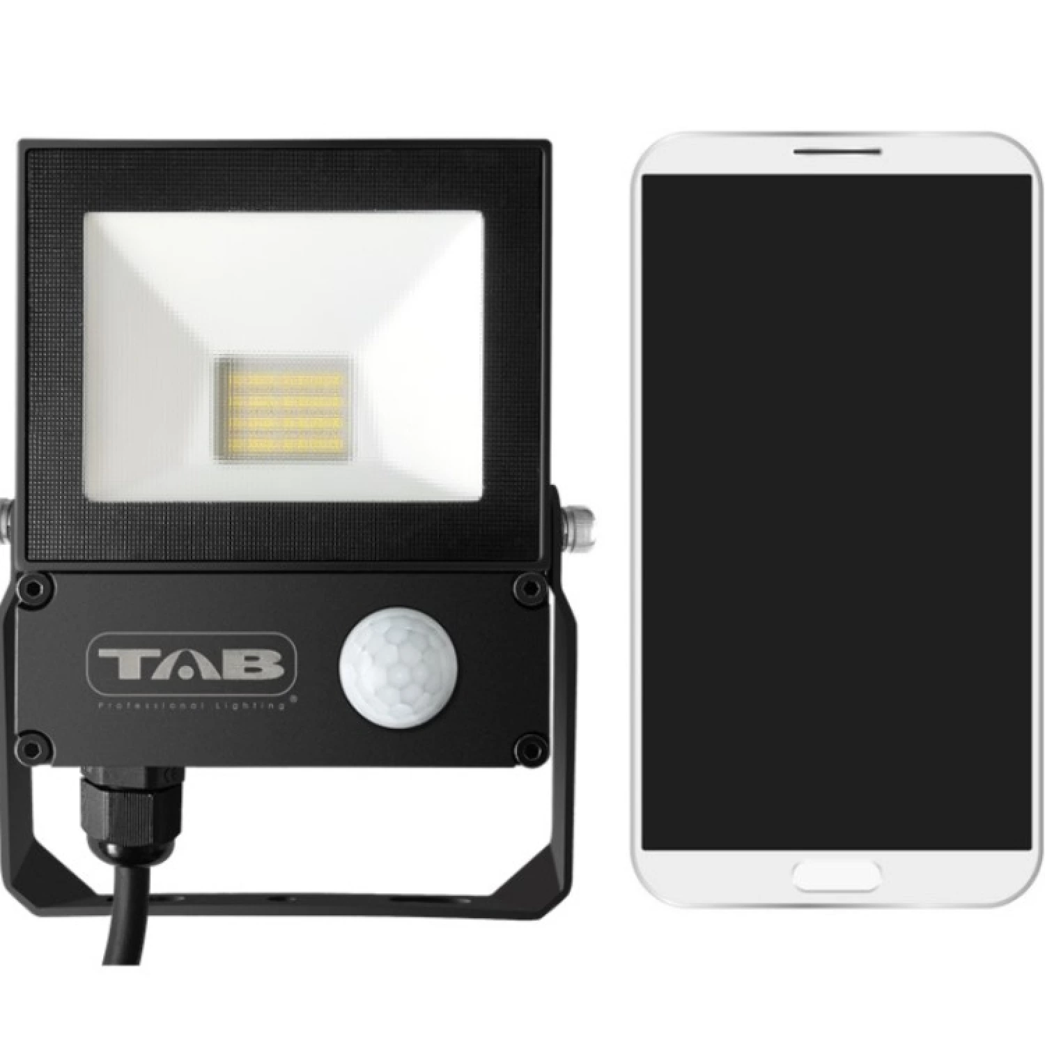 TAB Professional Lighting TAB45010S Ledstraler Met Bewegingssensor - 10W - 1000Lm - 230V thumbnail 3