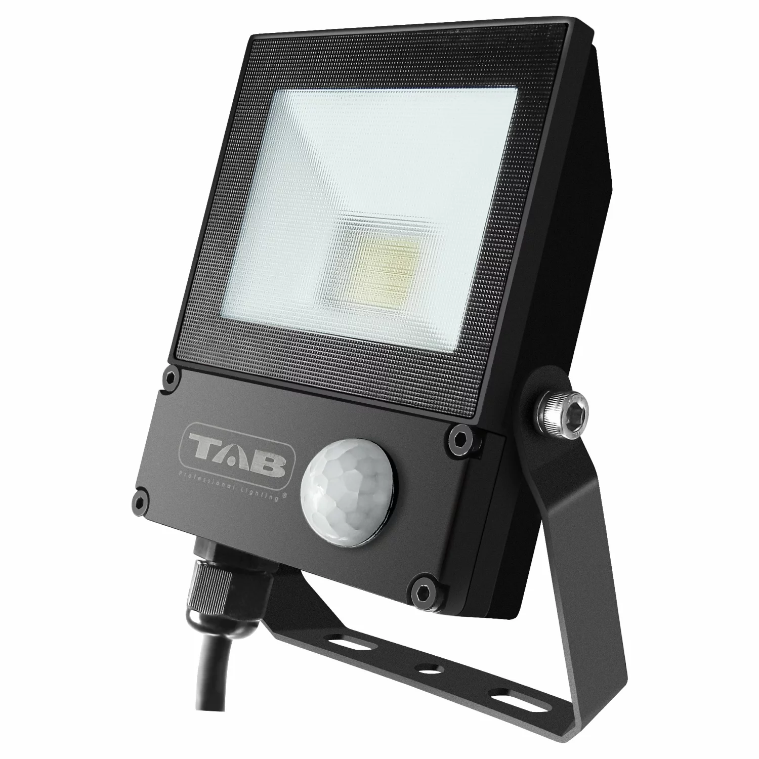 TAB Professional Lighting TAB45010S Ledstraler Met Bewegingssensor - 10W - 1000Lm - 230V
