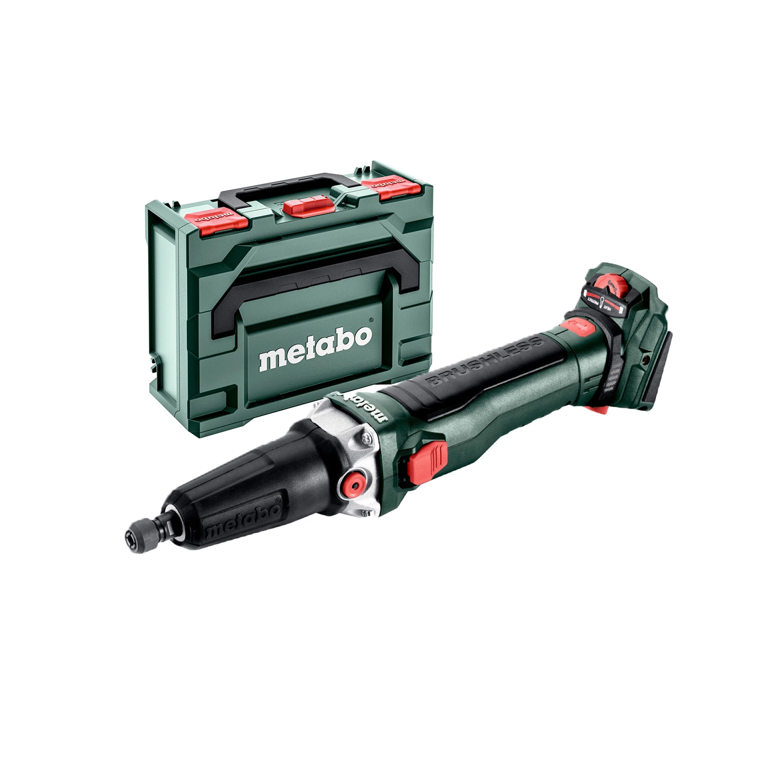 Metabo GVB 18 LTX BL 11-28 18V Li-Ion Accu Rechte Slijper Body In MetaBox - 6mm - 8000 - 28000 /min