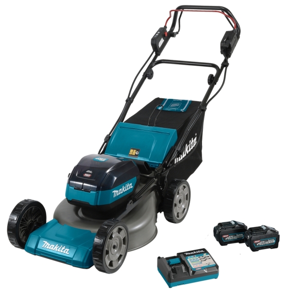 Makita LM001GT201 XGT 40V Max Grasmaaier Set (2x 5,0Ah Accu) - 48cm