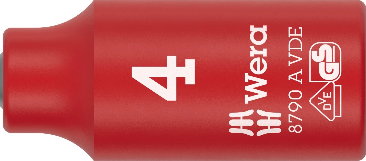 Wera 05005930001 8790 B VDE Zyklop Dop Geïsoleerd - 1/4"- 4mm