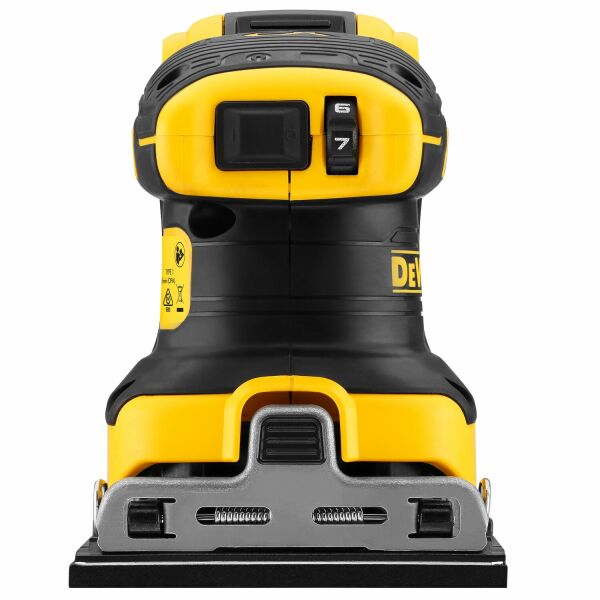 DeWALT DCW200NT 18V Li-ion XR Accu Vlakschuurmachine Body In TSTAK - 140 X 115mm - Koolborstelloos - Detailed view of the product