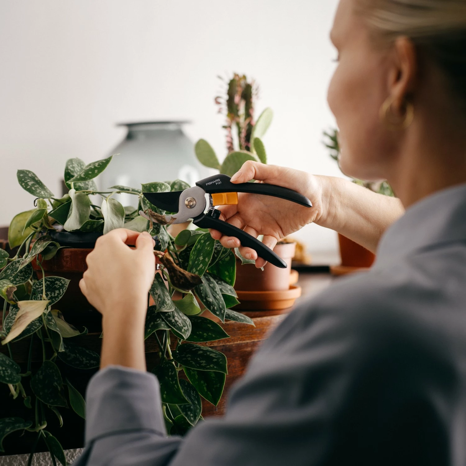 Fiskars 1057160 Solid Snoeischaar Bypass P121 - 18mm thumbnail 2