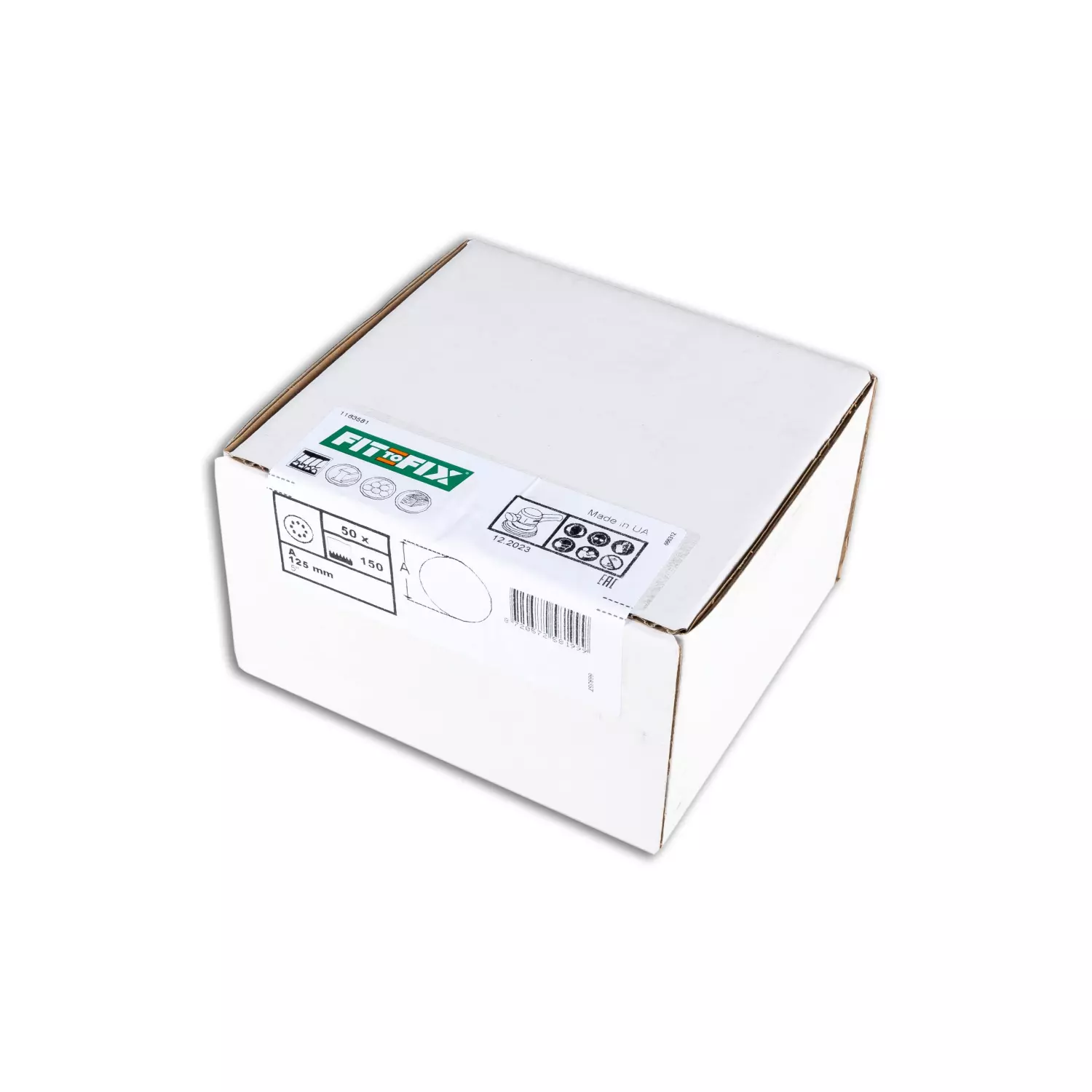 Fit-to-Fix Schuurschijf - P150 - 8 Gaten - 125mm (50st) thumbnail 2