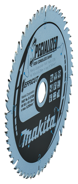 Makita B-57336 Cirkelzaagblad - Efficut 165x20x1,45 56T - Hout - Detailed view of the product