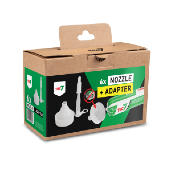 TEC7 599316290 Mondstukken + Adapters - Worsten (doosje 6st)