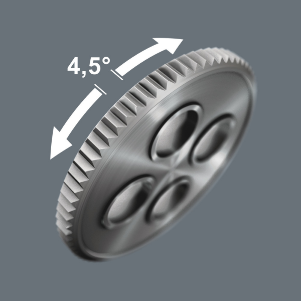 Wera 05005540001 8010 B Zyklop Comfort Ratel - 3/8"- 230mm - Omschakelpal - Detailed view of the product