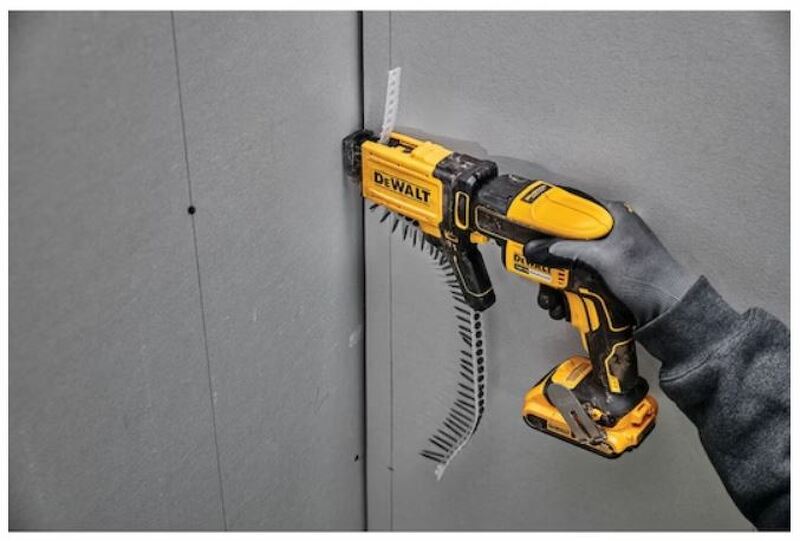 DeWALT DCF620D2K-QW 18V Li-ion XR Accu Gipsschroefmachine / Bandschroefmachine Set (2x 2.0Ah) In TSTAK - Koolborstelloos - 25-57mm - Detailed view of the product