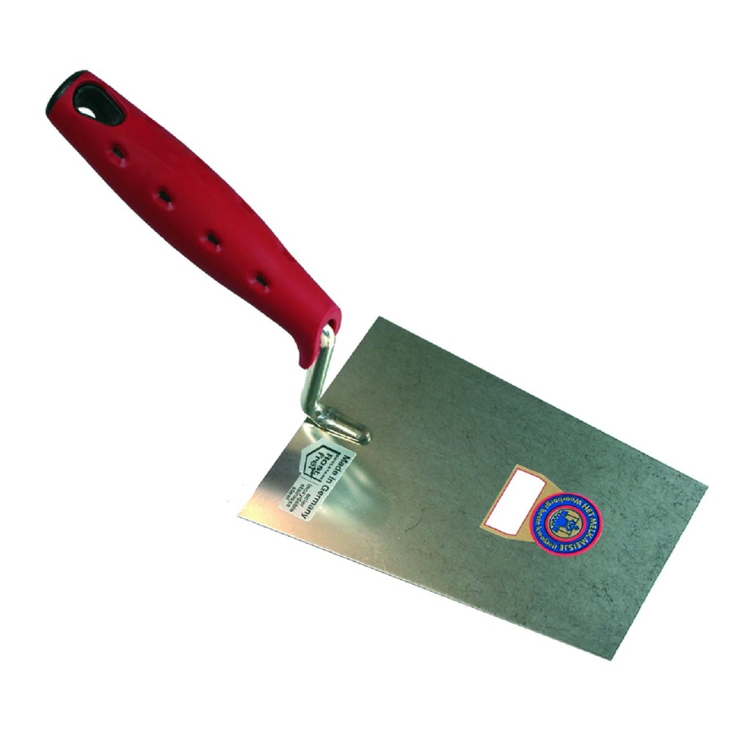 Het Melkmeisje 610180 Stukadoorstroffel - Recht - Softgrip - RVS - 180mm