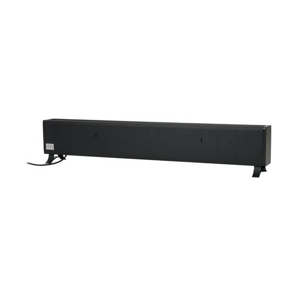 EUROM Alutherm Baseboard 2000 Wi-Fi Black Convectorkachel - 2000W - 60m3 - Detailed view of the product