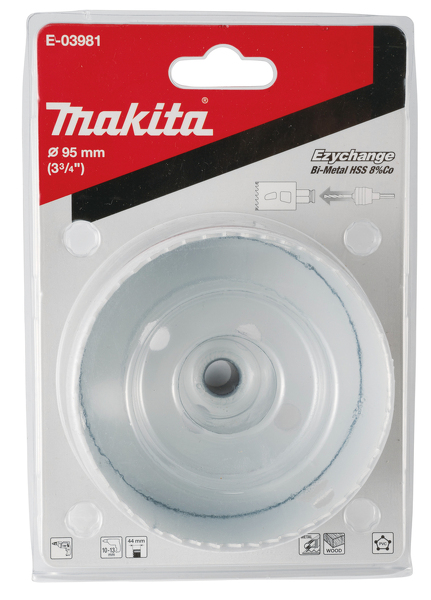Makita E-03981 Gatzaag - 95mm - Snelwissel BiM - Detailed view of the product
