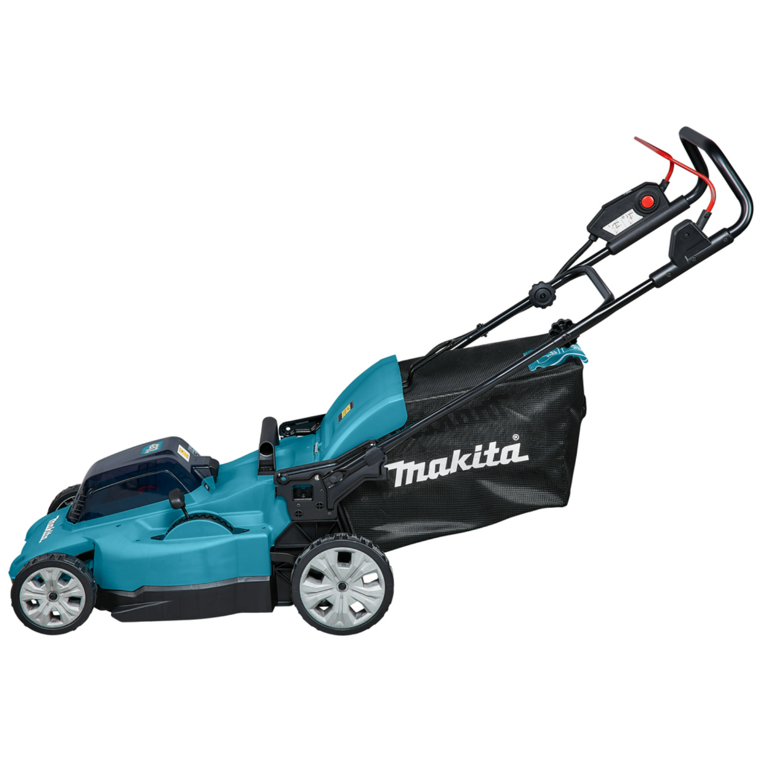 Makita DLM480PT2 (2X18V) Li-Ion Accu Grasmaaier Set (2x 5,0Ah) - 48cm - 62L - 800 M² thumbnail 2