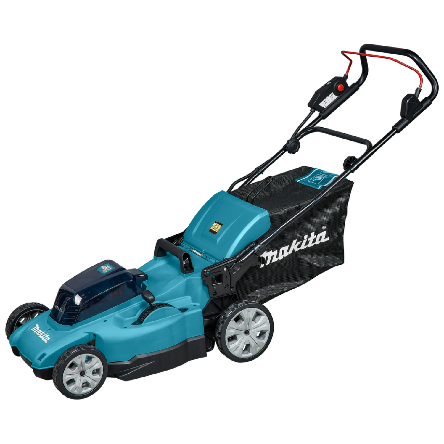 Makita DLM480PT2 (2X18V) Li-Ion Accu Grasmaaier Set (2x 5,0Ah) - 48cm - 62L - 800 M² thumbnail 4