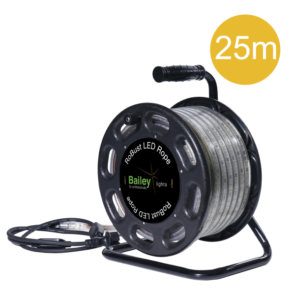 Bailey RoBust LED Rope Plus - 25M - 12W/m - 1200Lm/m - 6500K - IP65 - Op Haspel - Default image for the product