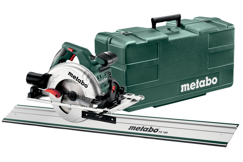 Metabo KS 55 FS Cirkelzaag En Geleiderail (1600mm) In Koffer - 1200W - 160mm