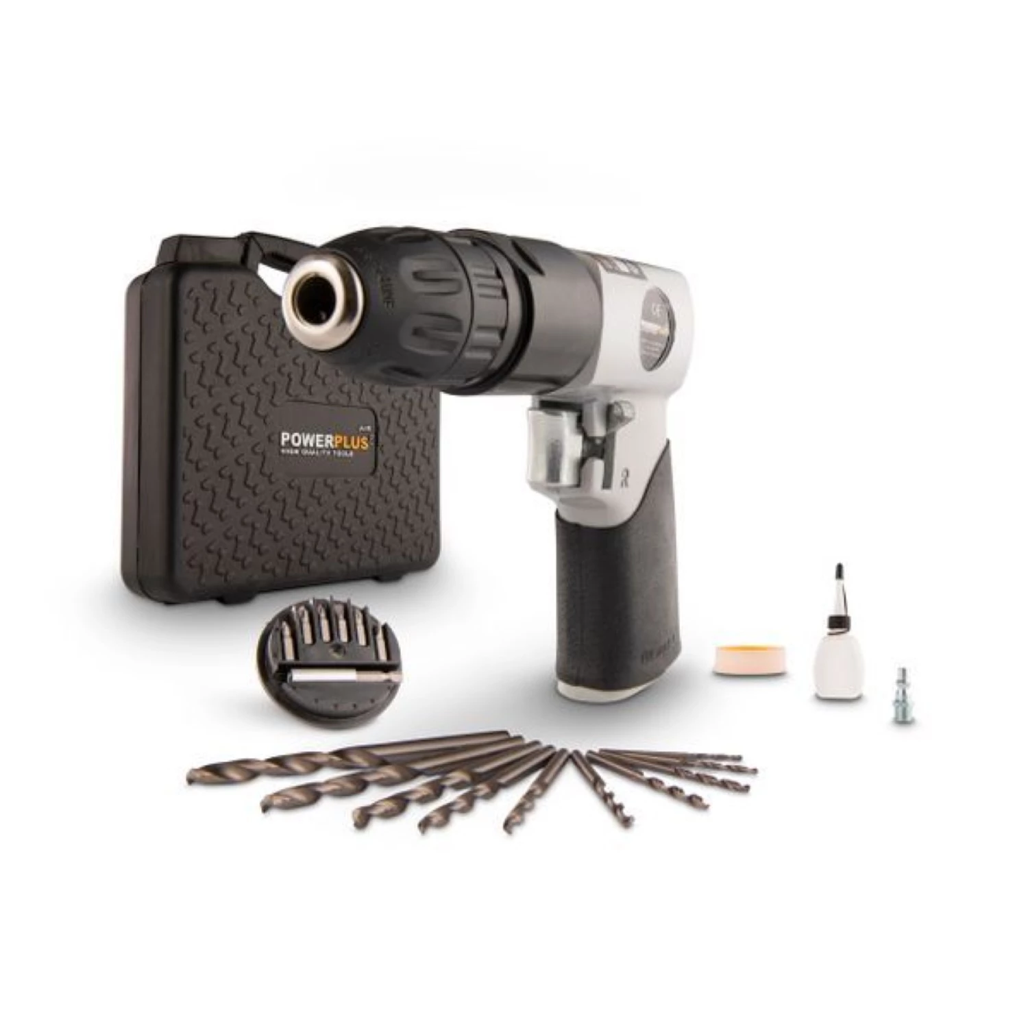 Powerplus POWAIR0802 Pneumatische Boor/schroevendraaier - 6,2 Bar - 113 L/min - 24 Nm