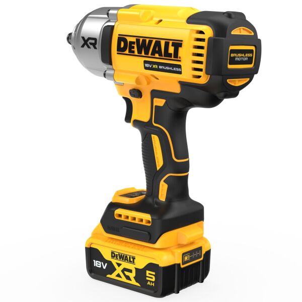 DeWALT DCF900P2T 18V Li-ion Accu Slagmoersleutel Set (2x 5.0Ah Accu) In TSTAK - 1/2''- 1898Nm - Detailed view of the product
