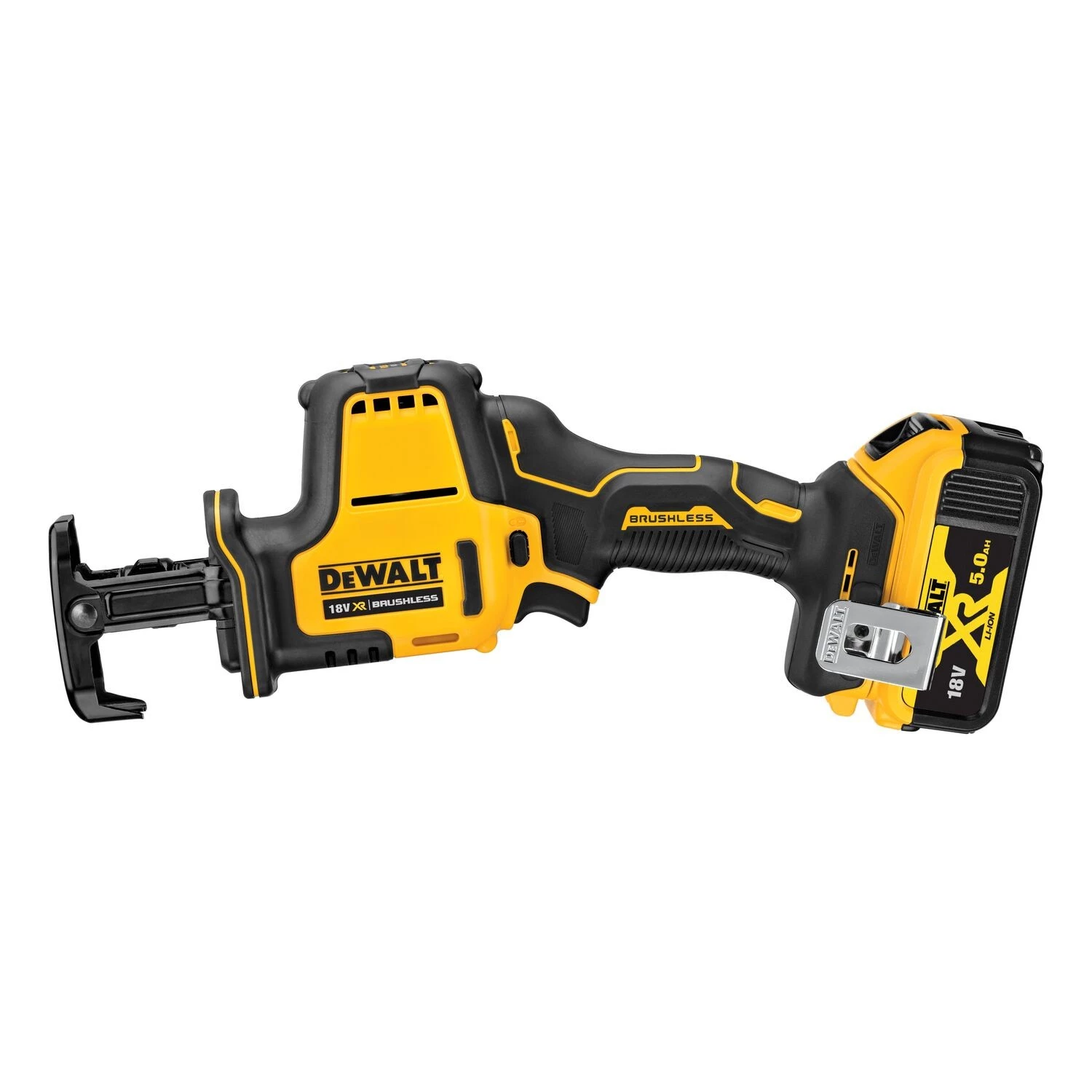 DeWALT DCS396P2 18V Li-ion Accu Reciprozaag Set (2x 5.0Ah Accu) In TSTAK thumbnail 3