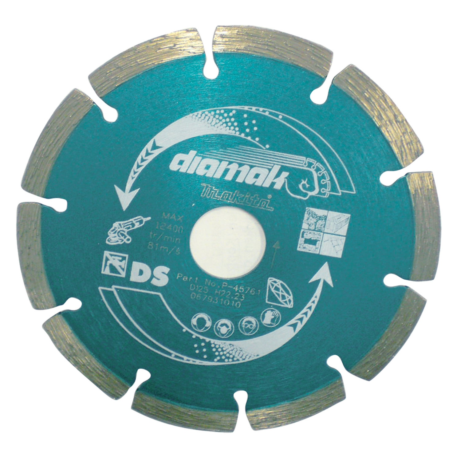 Makita P-45761 / D-61139 Diamantdoorslijpschijf - 125 X 22,23mm - Universeel