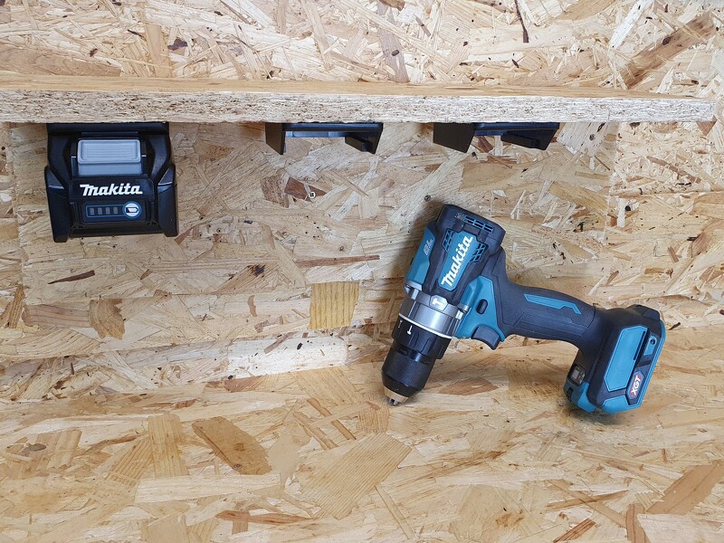 StealthMounts BM-MK40-BLK-6 Accuhouder Voor Makita 40V XGT - Zwart - 6-pack - Detailed view of the product