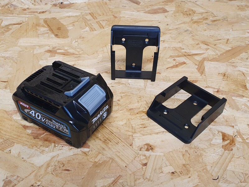 StealthMounts BM-MK40-BLK-6 Accuhouder Voor Makita 40V XGT - Zwart - 6-pack - Detailed view of the product