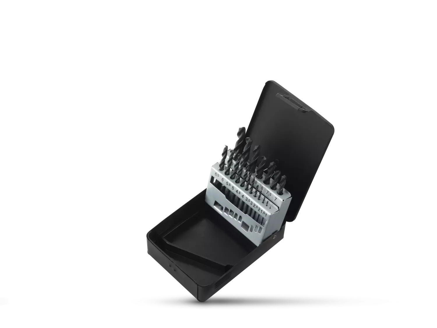 Fit-to-Fix 4000110001 19-delige Uni Metaalborenset DIN338 - HSS-R - 1-10mmx0.5cm