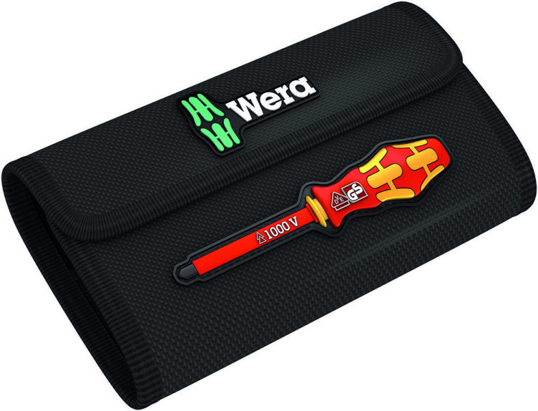 Wera 05006613001 18-delig Kraftform Kompakt VDE 18 Universal 1 Tool Finder Wisselklingenset In Etui - Detailed view of the product