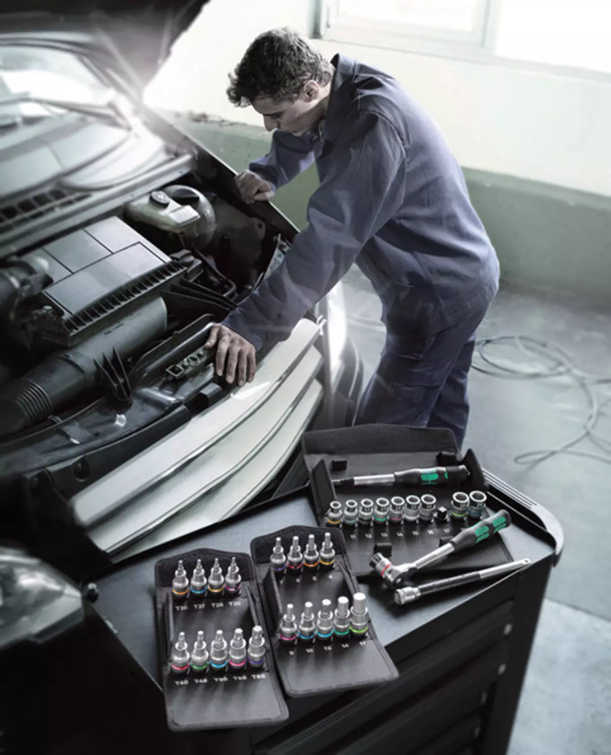 8740 C HF 1 Zyklop binnenzeskant Bit-doppen-set