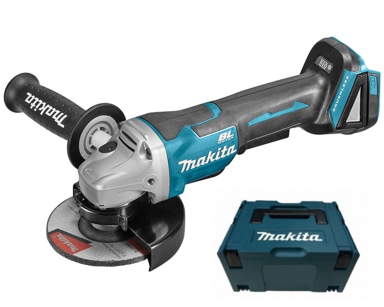 Makita DGA508ZJ 18V Li-Ion Accu Haakse Slijper Body In Mbox - 125mm - Koolborstelloos - Softstart EAN: 88381814768