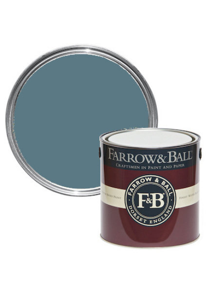 Farrow&Ball Flat Eggshell Sloe Blue No.87 - 750ml afbeelding