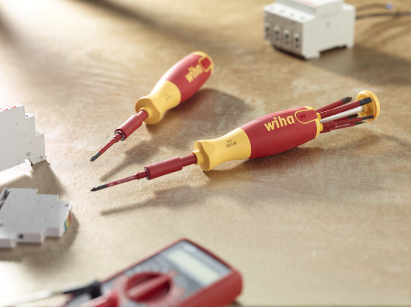 Wiha SB 2831 09 021 Magazijnbithouder LiftUp Electric Met 6 SlimBits - 6 Delig - Detailed view of the product