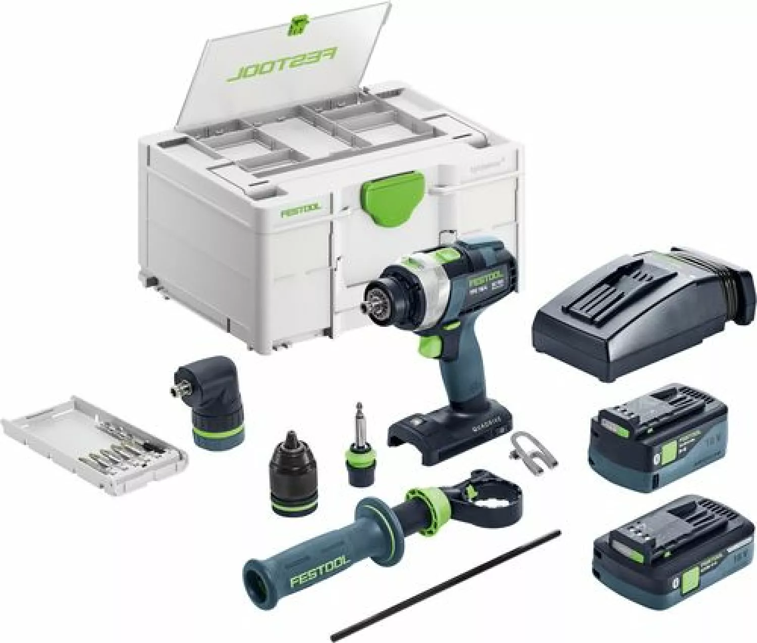 Festool TPC 18/4 5,0/4,0 I-Set 18V Li-Ion Accu Klopboormachine Set (1x 4,0Ah&1x 5,0Ah) In Systainer - 75Nm