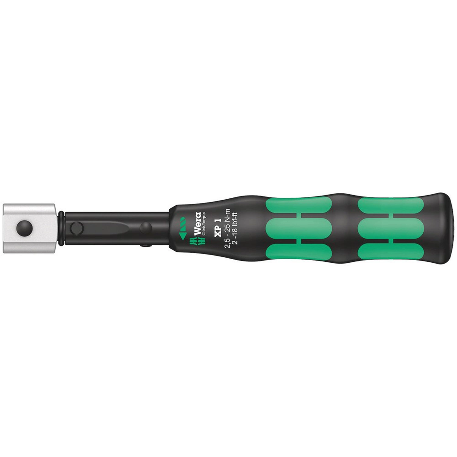 Wera 05075670001 Click-Torque XP 1 Draaimomentsleutel - 2,5-25 Nm - 9x12 Mm - Vooringesteld