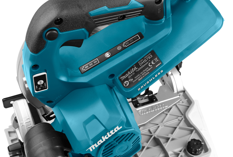 Makita DHS783ZJU 2x18V Li-Ion Accu Cirkelzaag Body - 190mm - Detailed view of the product