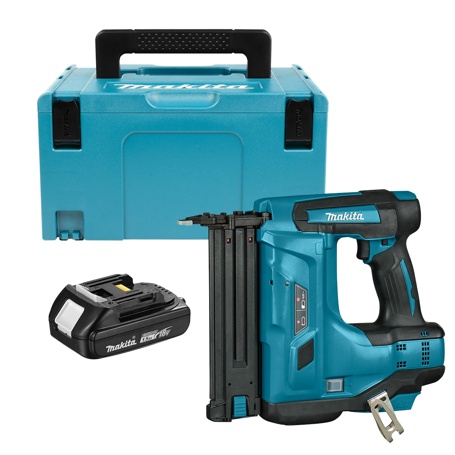Makita DBN500Y1J 18V Li-Ion Accu Brad Tacker Body + (1x 1.5Ah Accu) In Mbox - 15-50mm - 18 Gauge