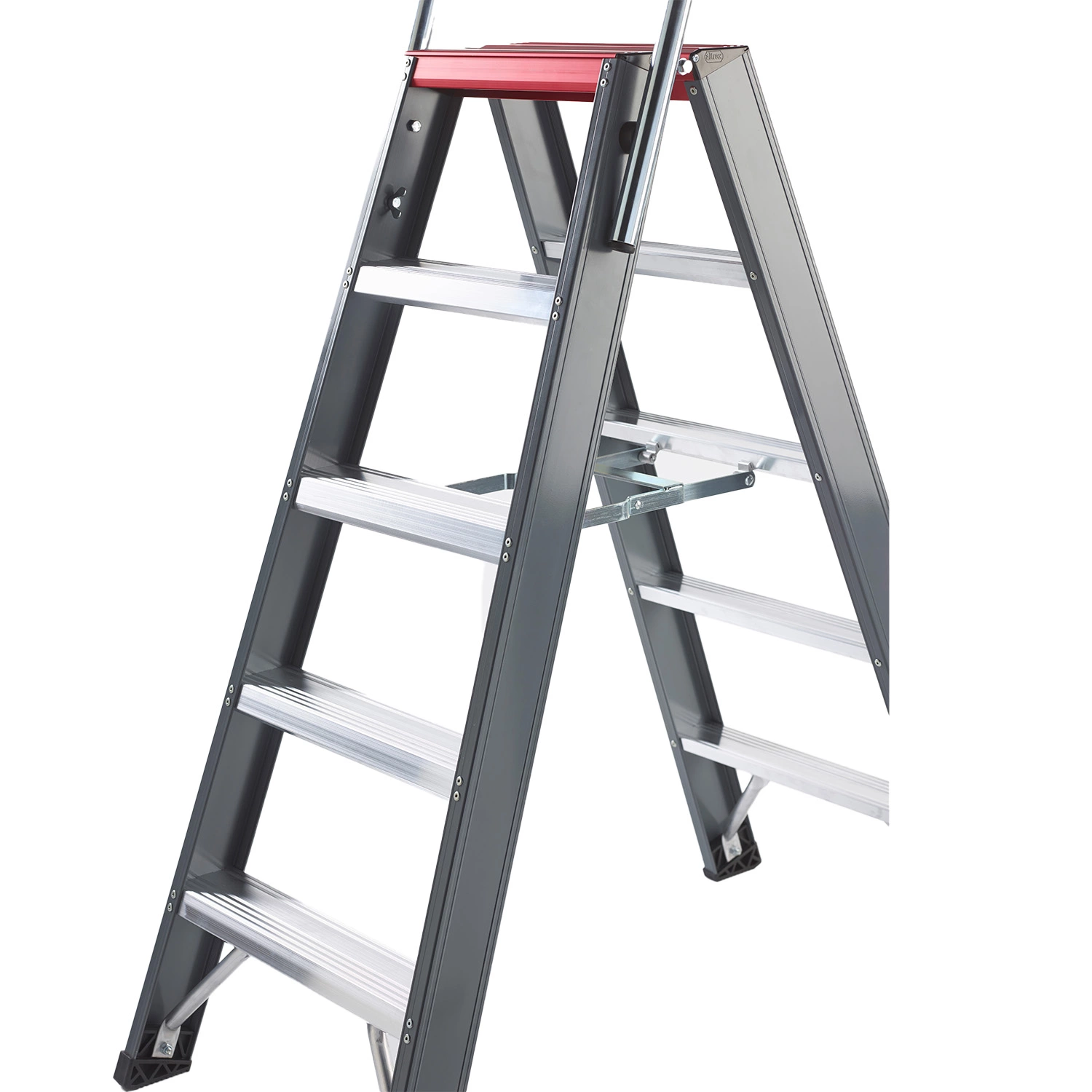 Altrex Falco FDO 4 Dubbele Trap - Aluminium Met Coating - 2 X 4 Treden - Max. Werkhoogte 2,95m thumbnail 4