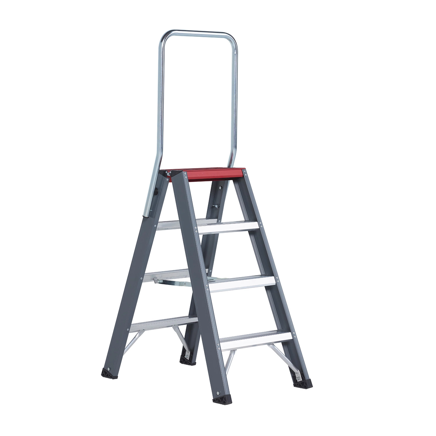 Altrex Falco FDO 4 Dubbele Trap - Aluminium Met Coating - 2 X 4 Treden - Max. Werkhoogte 2,95m