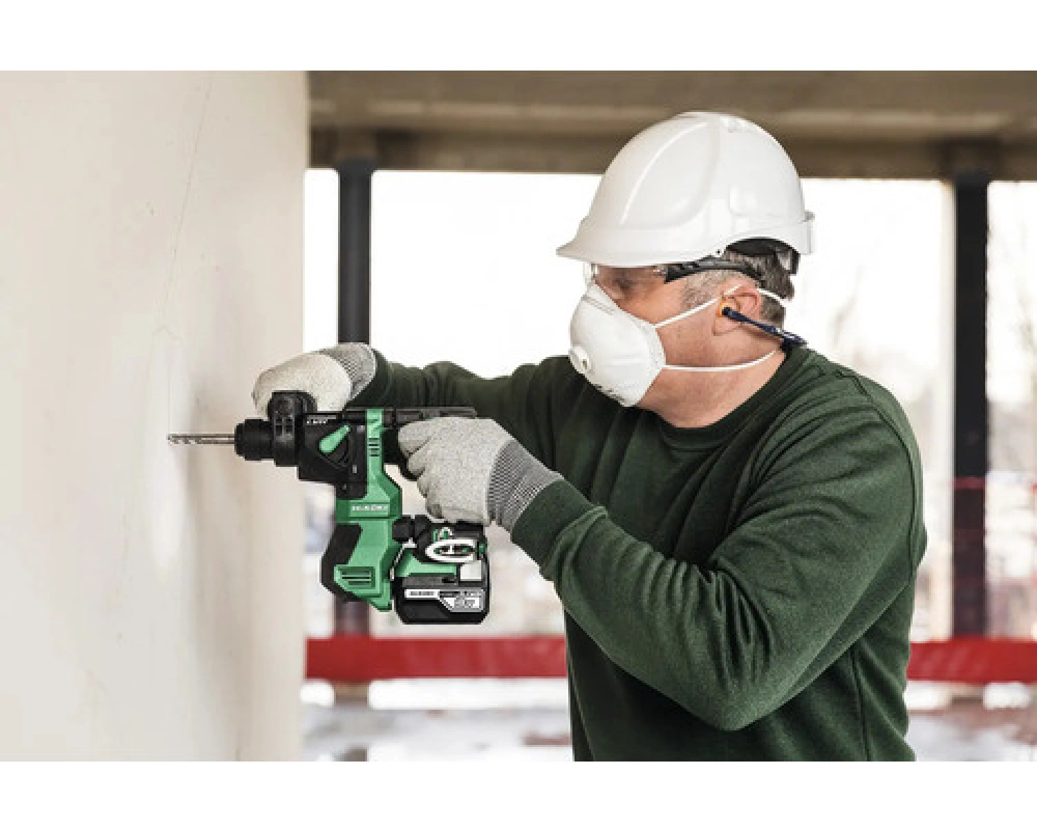 HiKOKI DH18DPAW4Z 18V Li-Ion SDS-Plus accu boorhamer body - 13J - koolborstelloos