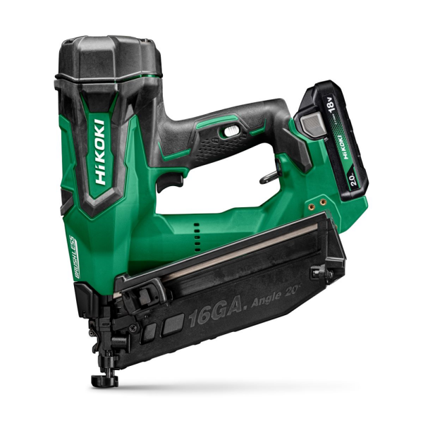 HiKOKI NT1865DAWYZ 18V Accu Spijkerapparaat Set (2x 2,0Ah) In HSC IV - Detailed view of the product