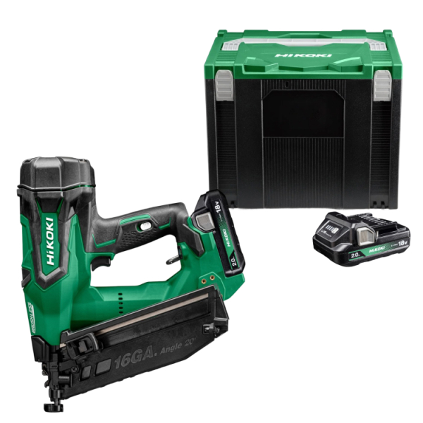 HiKOKI NT1865DAWYZ 18V Accu Spijkerapparaat Set (2x 2,0Ah) In HSC IV - Default image for the product