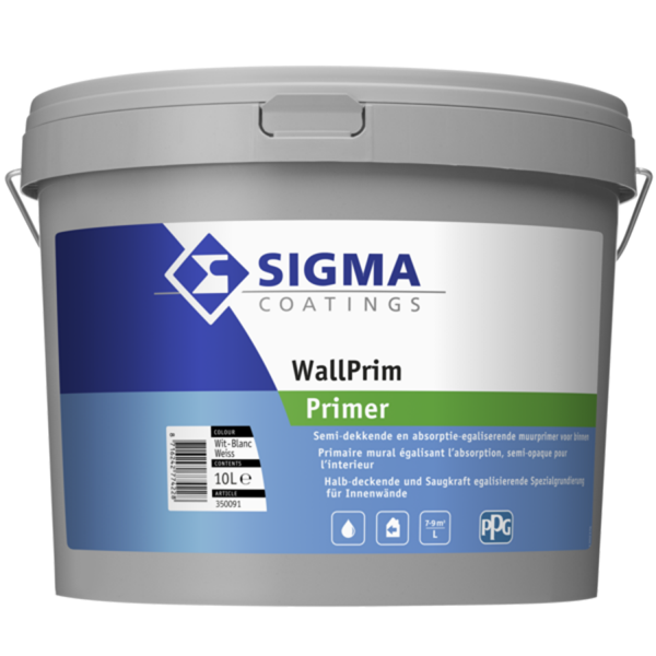 sigma wallprim wit 10 ltr