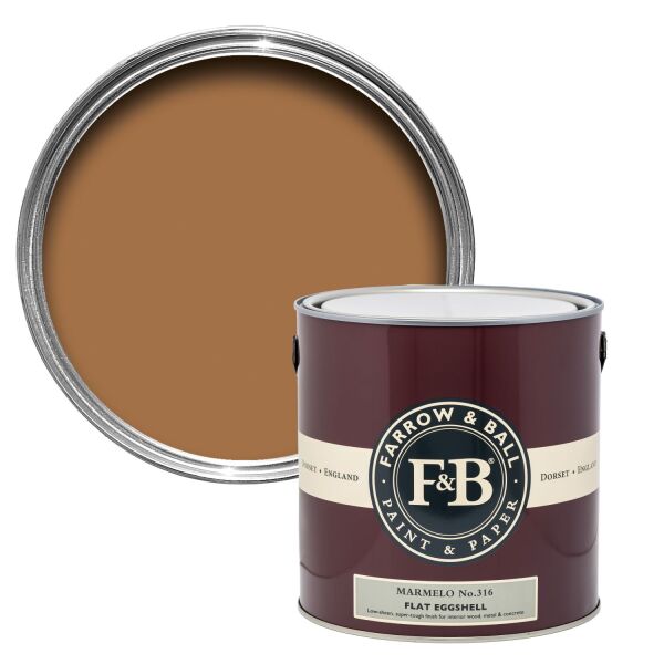 Farrow&Ball Flat Eggshell Marmelo No.316 - 2,5L afbeelding