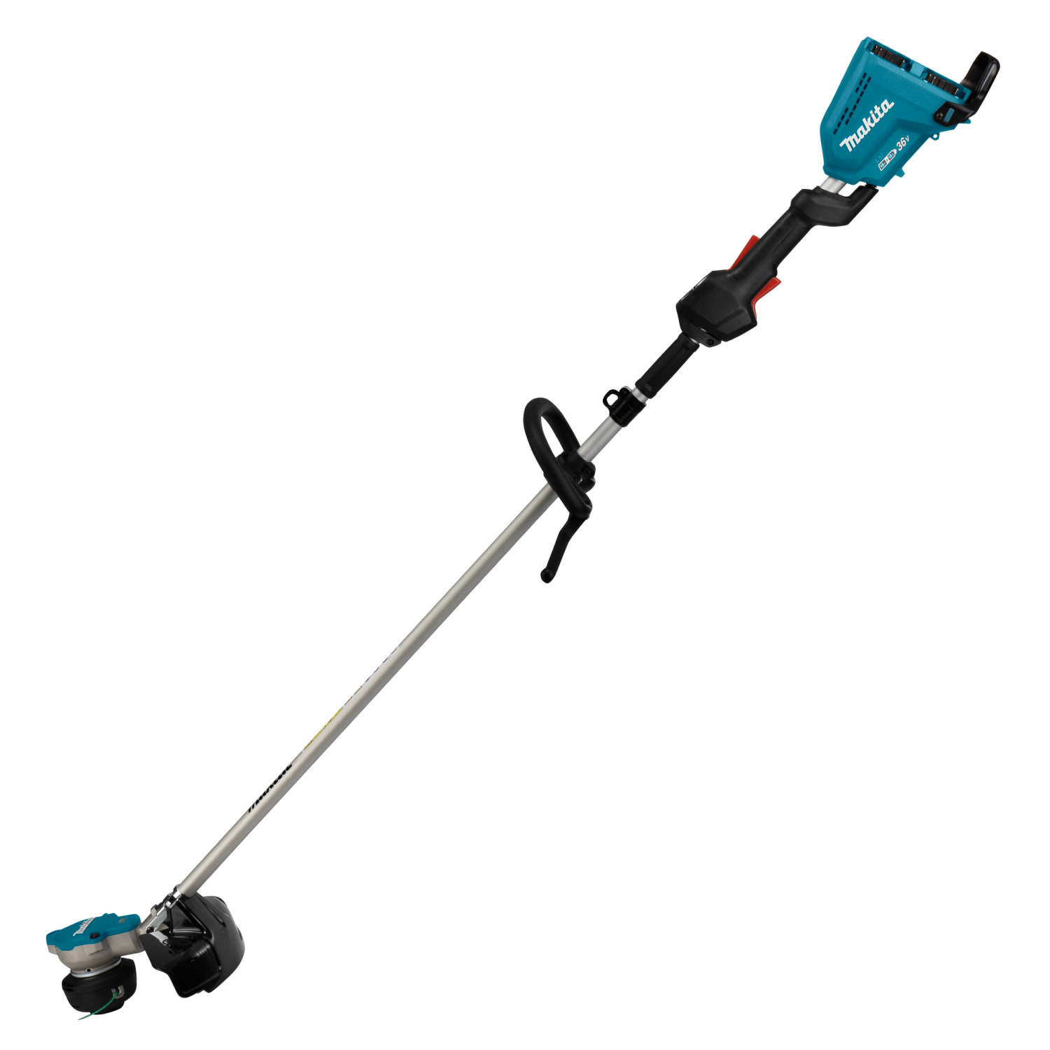 Makita DUR368LPT2 2x18V Li-Ion Accu Bosmaaier Set (2x 5,0Ah) - D-Greep - 350mm - Koolborstelloos thumbnail 3